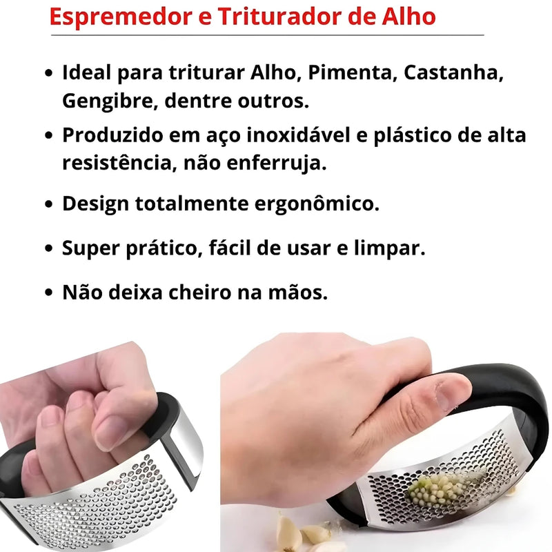 Espremedor de alho Inox